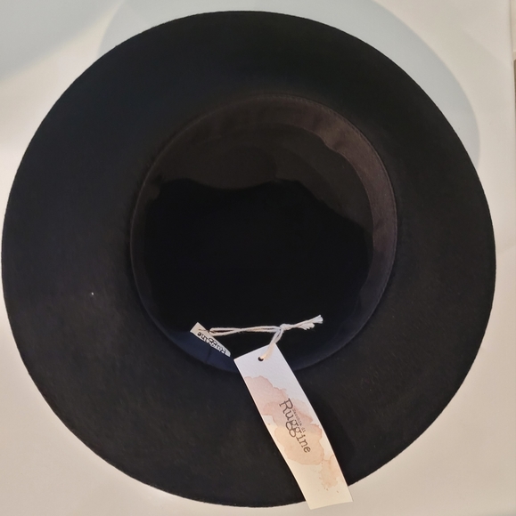 Boho Wool laser Print Brim Panama Hat - Picture 5 of 9